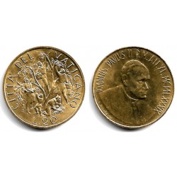 (214) Ciudad del Vaticano. 1989. 20 Lira (SC)