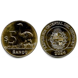 Uruguay. 2024. 5 Pesos (SC)