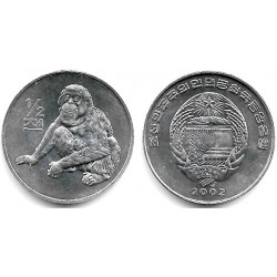 (184) Corea del Norte. 2002. ½ Chon (SC)