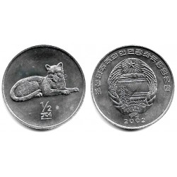 (185) Corea del Norte. 2002. ½ Chon (SC)