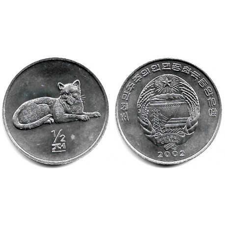 (185) Corea del Norte. 2002. ½ Chon (SC)