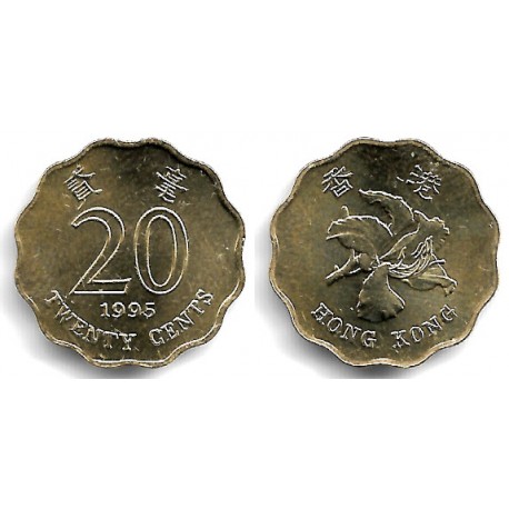 (67) Hong Kong. 1995. 20 Cents (SC)