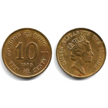 (55) Hong Kong. 1989. 10 Cents (MBC-)