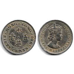 (30.1) Hong Kong. 1961. 50 Cents (MBC)