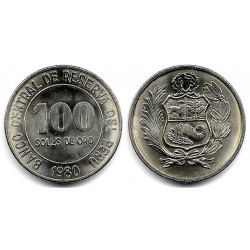 (283) Perú. 1980. 100 Soles de Oro (SC)