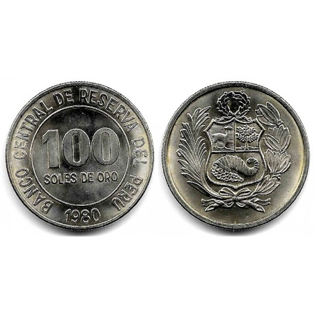 (283) Perú. 1980. 100 Soles de Oro (SC)