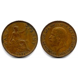 (837) Gran Bretaña. 1936. Half Penny (MBC)