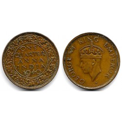 (531) India Británica. 1940. Quarter Anna (MBC+)