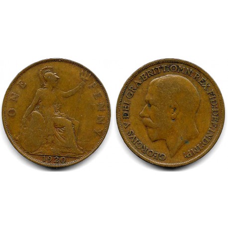 (810) Gran Bretaña. 1920. 1 Penny (BC)