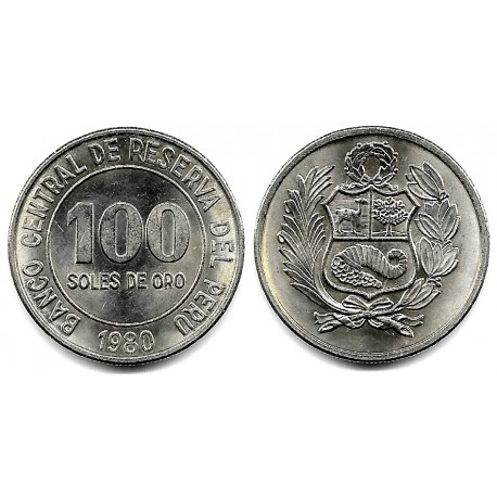 (283) Perú. 1980. 100 Soles de Oro (SC)