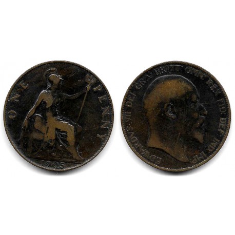 (794.2) Gran Bretaña. 1905. 1 Penny (BC)