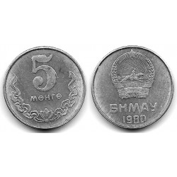 (29) Mongolia. 1980. 5 Mongo (EBC+)