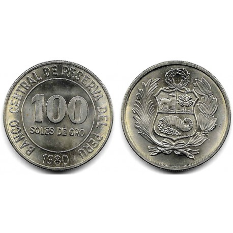 (283) Perú. 1980. 100 Soles de Oro (EBC+/SC-)