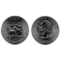 (382) Estados Unidos de América. 2006(P). Quarter Dollar (SC) Nevada