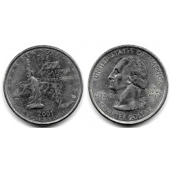 (318) Estados Unidos de América. 2001(D). Quarter Dollar (MBC+) New York