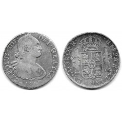 Carlos IV. 180?. 8 Reales (BC+) (Plata) Ceca de Méjico