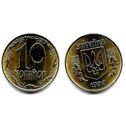(1.1a) Ucrania. 1992. 10 Kopiyok (SC)