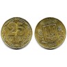 (2.1a) Ucrania. 1992. 25 Kopiyok (EBC)