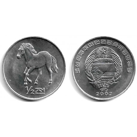 (183) Corea del Norte. 2002. ½ Chon (SC)