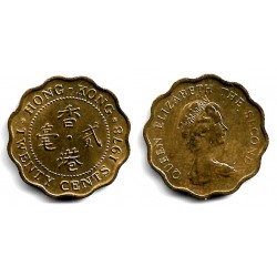 (36) Hong Kong. 1978. 20 Cents (EBC)