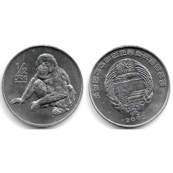 (184) Corea del Norte. 2002. ½ Chon (SC)