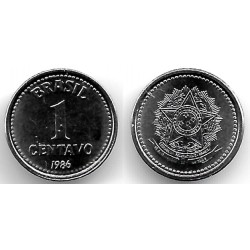 (600) Brasil. 1986. 1 Centavo (SC)