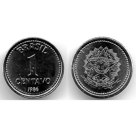 (600) Brasil. 1986. 1 Centavo (SC)