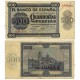 Estado Español. 1936. 500 Pesetas (BC+) Serie A, Leves roturas en márgenes
