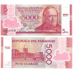 (234a) Paraguay. 2011. 5000 Guaranies (SC)