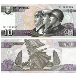 (59) Corea del Norte. 2002. 10 Won (SC)