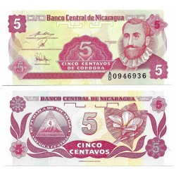 (168) Nicaragua. 1991. 5 Centavos (SC)