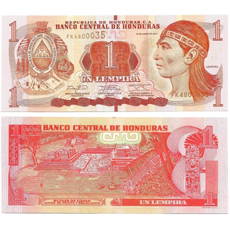 (96) Honduras. 2014. 1 Lempira (SC)