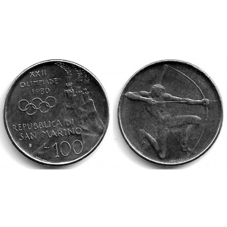 (108) San Marino. 1980. 100 Lira (SC)