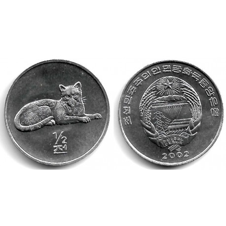 (185) Corea del Norte. 2002. ½ Chon (SC)