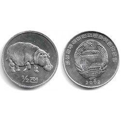 (190) Corea del Norte. 2002. ½ Chon (SC)