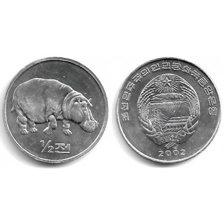 (190) Corea del Norte. 2002. ½ Chon (SC)