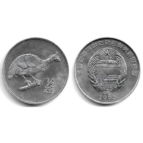 (187) Corea del Norte. 2002. ½ Chon (SC)