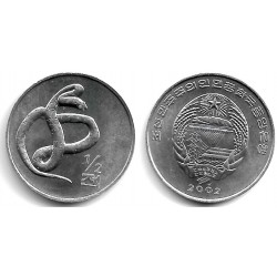 (188) Corea del Norte. 2002. ½ Chon (SC)