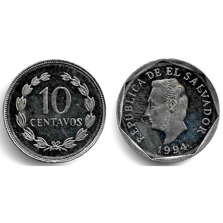 (165a) El Salvador. 1994. 10 Centavos (SC)