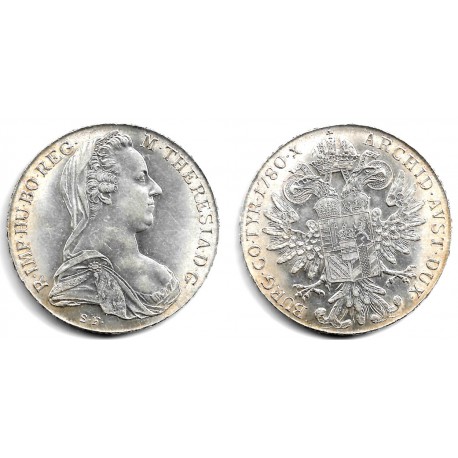 Austria. 1788. Thaler (SC) (Plata) Reacuñación Oficial