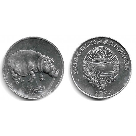 (190) Corea del Norte. 2002. ½ Chon (SC-)