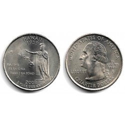 (425) Estados Unidos de América. 2008(P). Quarter Dollar (SC) Hawaii