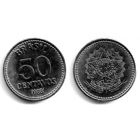 (604) Brasil. 1988. 50 Centavos (SC)