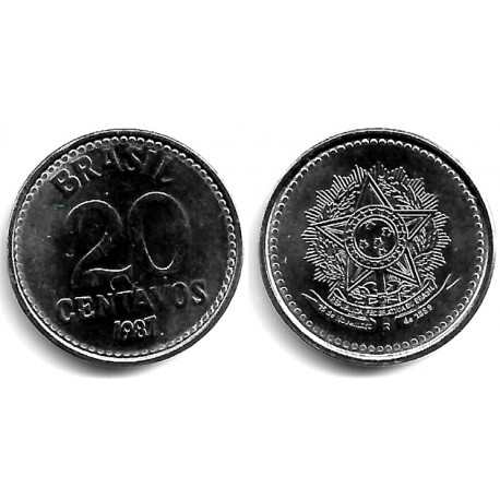 (603) Brasil. 1987. 20 Centavos (SC)