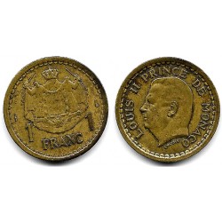 (120a) Mónaco. 1945. 1 Franc (MBC+)