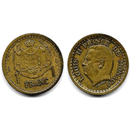 (120a) Mónaco. 1945. 1 Franc (MBC+)