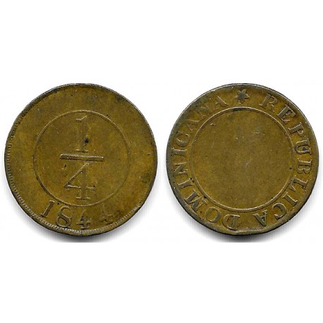 (1) República Dominicana. 1844. ¼ Real (MBC)