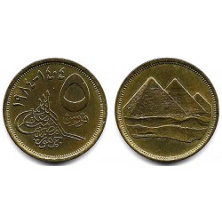 (622.2) Egipto. 1984. 5 Piastres (EBC+)