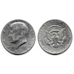 (A202b) Estados Unidos de América. 1982(D). Half Dollar (MBC)