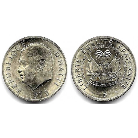 (119) Haití. 1975. 5 Centimes (EBC+)